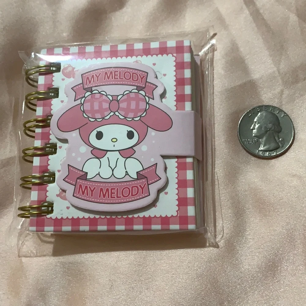 My Melody Mini Notebook with Magnet Closure